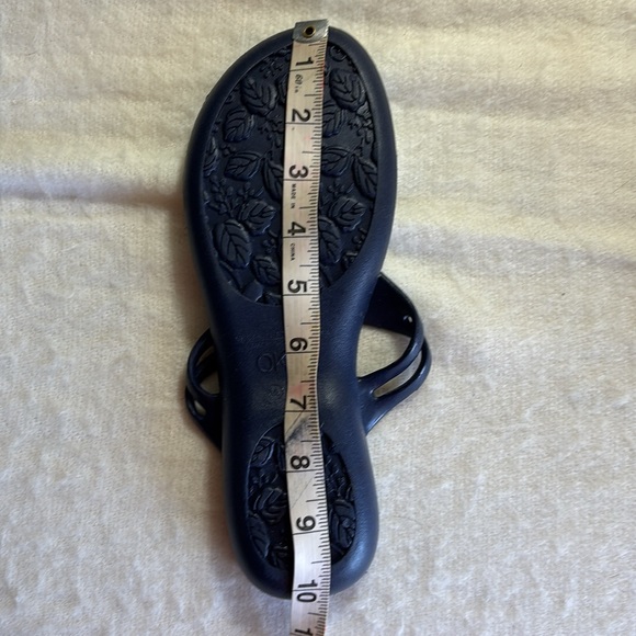 OKAL Flip Flop Thong Flat Sandals Blue M/L - Picture 6 of 6